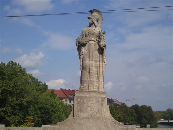 035-Статуя Баварии на мосту Максимилиана
